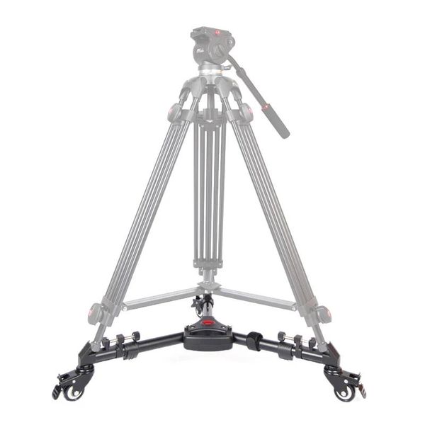 Accesorios Yunteng 900 Foto Profesional Aluminio 3 Ruedas Polea Universal Plegable DSLR Cámara Trípode Dolly Base Soporte Máx.Carga