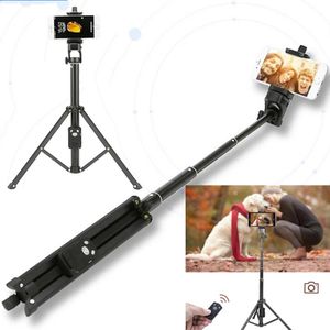 Accessoires Yunteng Bluetooth externe sluiter Draagbare handgreep Selfie Stick Mini-tafelstatief