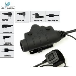 Accessoires Z Tactical U94 PTT Softair Military Comtac Headset PTT ZTAC Airsoft Headphone Accessories Kenwood Z115