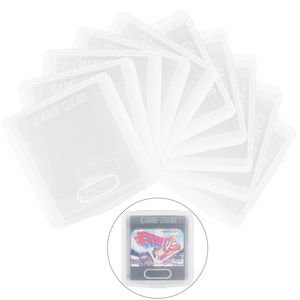 Pacchetti di accessori 10 pezzi Scatola di visualizzazione per cartuccia di scheda di gioco singola per carrello per gioco Sega GG Custodia protettiva trasparente di ricambio per GameGear 230925