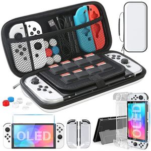 Paquetes de accesorios Bolsa protectora Bolsa para Nintendo Switch OLED Joycon Joy Con Case Carcasa Protección Fundas Shell Accesorios de juego Cubierta de piel 230925