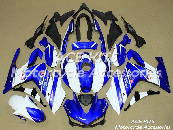 ACE KITS Carénage de moto pour Yamaha YZFR3 R25 2015 2016 Carrosserie d'injection ou de compression Une variété de couleurs NO.