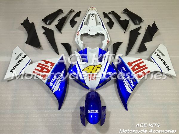 Carénages de moto ACE pour Yamaha YZF 1000-YZF-R1-12-13-14 YZF-R1-2012-2013-2014 toutes sortes de couleurs No. H23