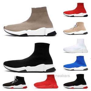 ACE Sports Sneakers para mujer para hombre Diseñadores de lujo Calcetines Zapatos Beige Rojo Negro Blanco Graffiti Clear Sole Paris Triple S Sock Trainers Tamaño