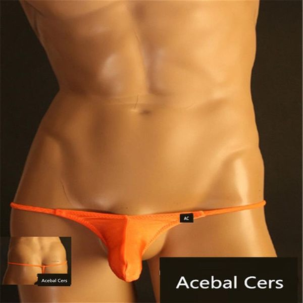 Acebal Cers 20187 Marca TM Ropa interior sexy para hombre Bolsa para pene para gais Tangas y cuerdas G Lencería Hombres Jockstraps Ropa interior Charming226w