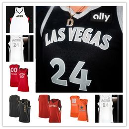 ACES Jersey A'ja Wilson Las Jackie Young Vegas Kiah Stokes Sydney Colson Dyaisha Fair Chel Sea Gray Megan Gustafson Kate Martin Kelsey Plum Basketball Women Youth