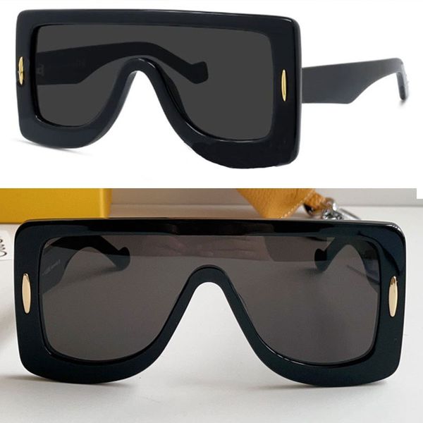 Acétate Anagramme Masque Lunettes De Soleil LW40104I Grand Cadre Connecté Femmes Designer Lunettes Hommes Marque Mode Lunettes UV400 Lunettes De Protection avec Boîte D'origine