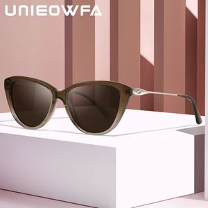 Lunettes de soleil en acétate œil de chat pour femmes, polarisées, optiques, haute myopie, multifocales progressives, 240322