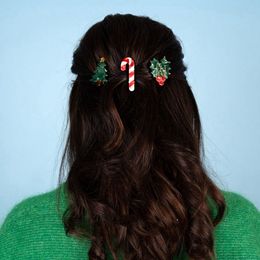 Acetaat haarklauw voor vrouwen meisjes haarclip zoete schattige kerstserie haaienclip hoofddeksels sieraden cadeau