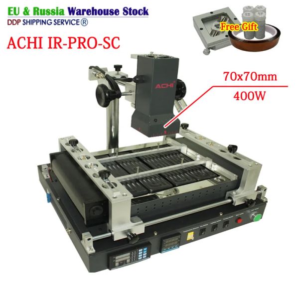 Achi ir Pro Sc BGA Reménagé Station infrarouge Station de retravail pour la carte mère PCB Machine de réparation rénovée 2800W