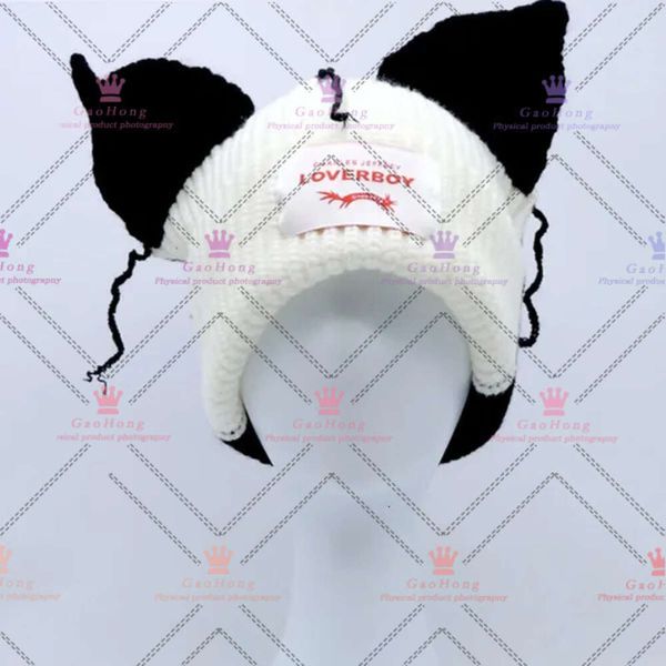 Acne Studio Hommes Beanieskull Caps Mignon Longues Oreilles Tricoté Chapeau Hommes Femmes Oreille De Lapin Chaud Crochet Bonnets Kpop Stray Enfants Hip Hop Chapeau Femme 916