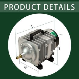 ACO208 308 318 25W 35W Pompe à air 45W Compresseur d'air magnétique électrique pour la machine à grave laser CO2. Pompe gonflable de canard.