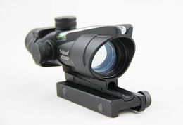 ACOG 1x32 Fiber Source Green Dot Scope met echte groene glasvezel richtkijkers Zwart5769149