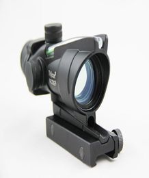 ACOG 1x32 Vezelbron Groene DOT -scope met echte groene vezelscopen Black4916590