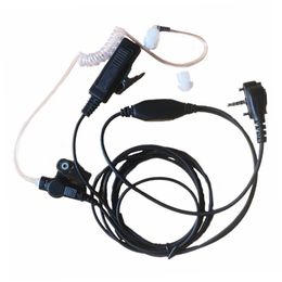 Acoustic Air Tube Headset Oortelefoon Oortelefoon PTT Microfoon Voor Yaesu Vertex Standaard Radio VX-2R VX-3R VX-5R VX-8GR VX-10 VX-110 Walkie Talkie Accessoires