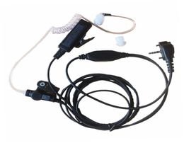 Écouteur de casque de tube à air acoustique Mic PTT Mic pour Yaesu Vertex Standard Radio VX2R VX3R VX5R VX8GR VX10 VX110 WALKIE T2541890