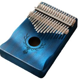 Akoestische Gitaar Massief Houten Duimhard Beginner Plaat Instrument Kalimba Decoratie Ambachten Vinger Qin