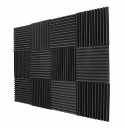 Akoestische panelen schuimtechnische spons wiggen 1 inch x 12 inch x 12inch 12 pack geluidsisolatie panelen 7LTU404633333