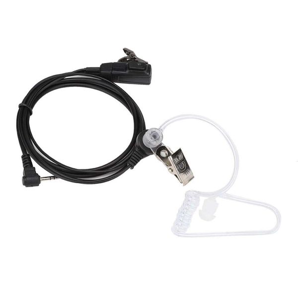 Oreillette acoustique Pin 1 à tube de 2,5 mm avec kit de surveillance PTT et micro pour talkie-walkie Motorola