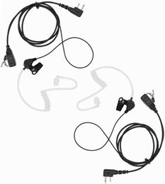 Acoustic Tube Surveillance Oortelefoon Headset Compatibel met Icom IC-F24S IC-F3 IC-F4 IC-H6 IC-U12 IC-V82 IC-F4011 RadioPU Materi