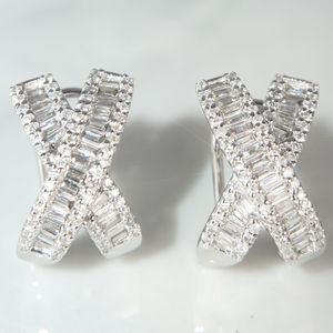 À travers 14 Gold Lab Diamond Stud Oreing Bring Real 925 STERLING Silver Engagement Boucles d'oreilles de mariage pour femmes Bridal Gemstones Bijoux 231F