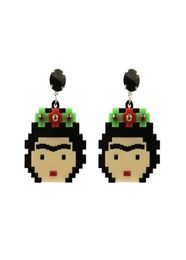 Boucles d'oreilles pendantes en acrylique pour femmes, 2 styles, bijoux Vintage tendance, accessoires de mode, 1152034