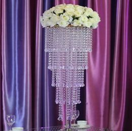 Poix maîtresse de mariage en cristal en cristal en acrylique / table maître