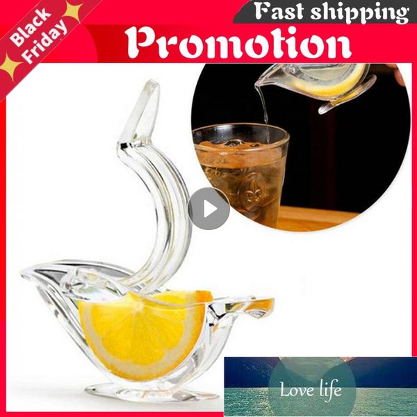 Acrylique Citron Clip Manuel Transparent Fruit Juicer Home Cuisine Bar Gadget Manuel Citrus Juicer Main Orange Machine Nouveau