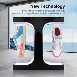 Acryl magnetisch leviterend display 20 nieuwste 360 graden drijvende schoen Perfect Sneakerhead Gift Home Decoratie 240508