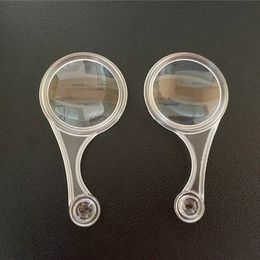Acryl vergrootglas Glass Kinderspeelgoed Vergrootglas Handheld vergrootglas 3-5 keer vergroot Lens Diameter 43 mm