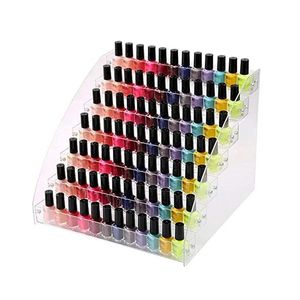 Acryl nagellak display organisator plank helder cosmetische rek gereedschap houder houder frame sieraden standaard opbergdoos