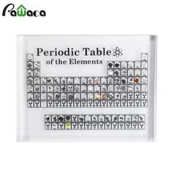 Acryl Periodiek systeem met elementen Toon kinderen Lesse verjaardag Leraar039S Day Gifts Chemical Element Display Card Home Deco2946346