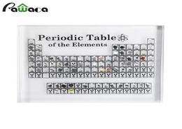 Acryl Periodiek systeem met elementen Toon kinderen LesERVAARDERING VAARDAG LERAARS039S DAG Geschenken Chemisch element Display Card Home Deco9499065