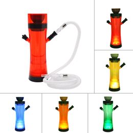 Acrylic Plastic Hookah Set Cup Plastic Zachte Slang keramische kom houtskool houder metalen houtskool tong shisha narguile chicha pijp slang buis