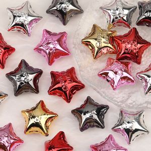 Acrylique Plastique Lucite Cordial Design 100Pcs 23*23MM DIY Perles Making/Star Shape/UV CCB Effect/Hand Made/Acrylic Beads/Jewelry Findings Components 230820