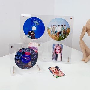 Porte-cartes en acrylique Kpop Po, cadre Type CD, présentoir de cartes photo idole, décor de salle de collection 240308