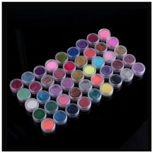 Poudres Acryliques Liquides 45 Couleurs Nail Art Glitter Set Ongles Ultrafins Décoration Pigment DIY Manucure 230712