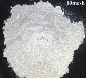 Acrylpoeders Vloeistoffen 500g Super Sparkle Diamond White Crystal Pearl Powder Pigment voor oogschaduw Nail Art Polish Verf Mica 230712