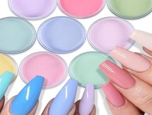 Poudres en acrylique Liquides 9 Colorsset Nail Tips Extension Crystal 3d Decoration art Pigment Dust for DIY Manucure Design 2209069187115