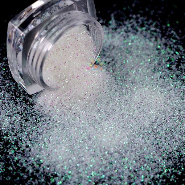 Polvos acrílicos Líquidos Polvo acrílico para uñas Nail Magic Glitter Powder Fantasía Colorido Fine Glitter Powder 0.2MM Nail Art Maquillaje Epoxy Regalo de Navidad 231202