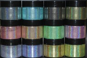 Acrylpoeders Vloeistoffen fijn 0,05 mm 0,2 mm Holografisch glitterstof Laserspiegelpoeder voor make-up Lipgloss Oogschaduw Lichaam Nagelhars Ambachtelijke sieraden 230926