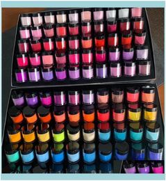 Acryl Poeders vloeistoffen NAKER ART SALON GEZONDHEIDSCHOON 10GBOX FAST DROY DIP POEDER 3 In 1 Franse nagels Match Colorgel Pools LACU6476540