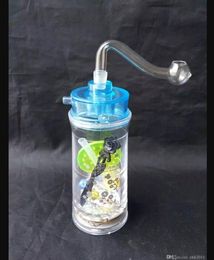 Gancho de impresión de acrílico Accesorios de bongs de vidrio de agua Sin electrónica, pipas de vidrio para fumar coloridos mini multicolores Pipas de mano Mejor cuchara de vidrio