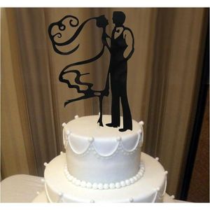 Acrílico La novia novio divertidas decoraciones para pasteles de boda decoración personalizada Topper Oh011 94Jt52864