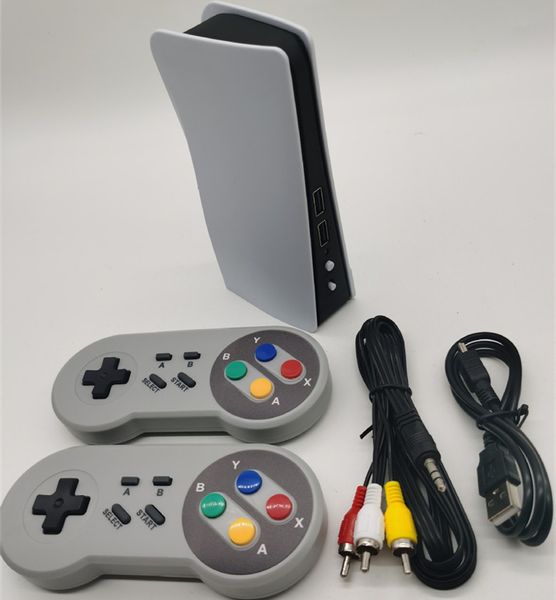 L'hôte de la console vidéo sans fil NES Game Station P5 comprend 620 jeux classiques Console TV Rétro lecteur de jeu portable Sortie AV avec emballage de vente au détail Dropshipping