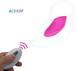 ACSXDF 10 snelheden oplaadbare draadloze afstandsbediening vibrator vrouwelijke clitoris stimulatie masturbatie seksspeeltjes voor vrouwen4652542