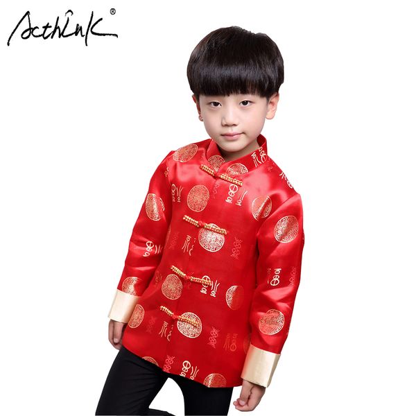ActhInK – manteau Hanfu pour garçons, costume Tang de fête de Style chinois pour enfants, vêtements du nouvel an chinois, manteau de printemps traditionnel chinois, nouvelle collection