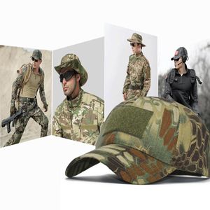 Actical Army Cap Outdoor Sport Snapback Stripe Militaire camouflage hoed eenvoud camo jagen sjaal voor mannen volwassen hoeden