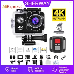 Caméra d'action 30Fps HD, objectif grand Angle 1080P, enregistrement vidéo 3MP, 30 mètres, étanche, Wifi, enregistreur de conduite de moto