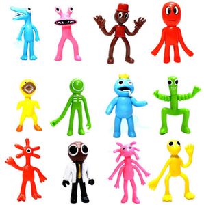 Modèle de figure d'action pour les enfants New Rainbow Friend Toys Cartoon Cake Whole Rainbow Friend Doll Handrun Modèle Monster Monster Actio8974882